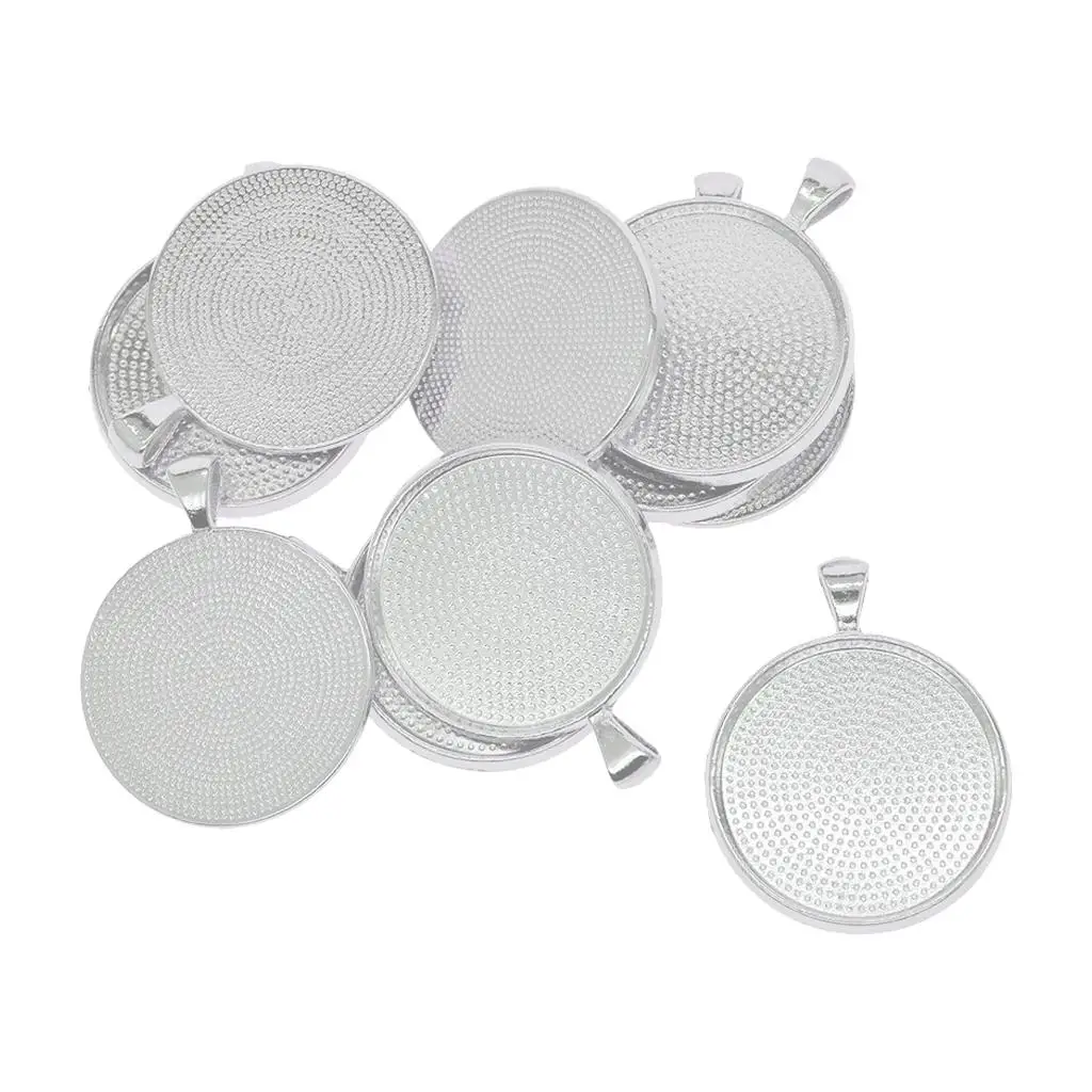 Blank Initial Charms Tag Tray Zinc Alloy Pendant for DIY Personalized Name or Monogram Jewelry Making