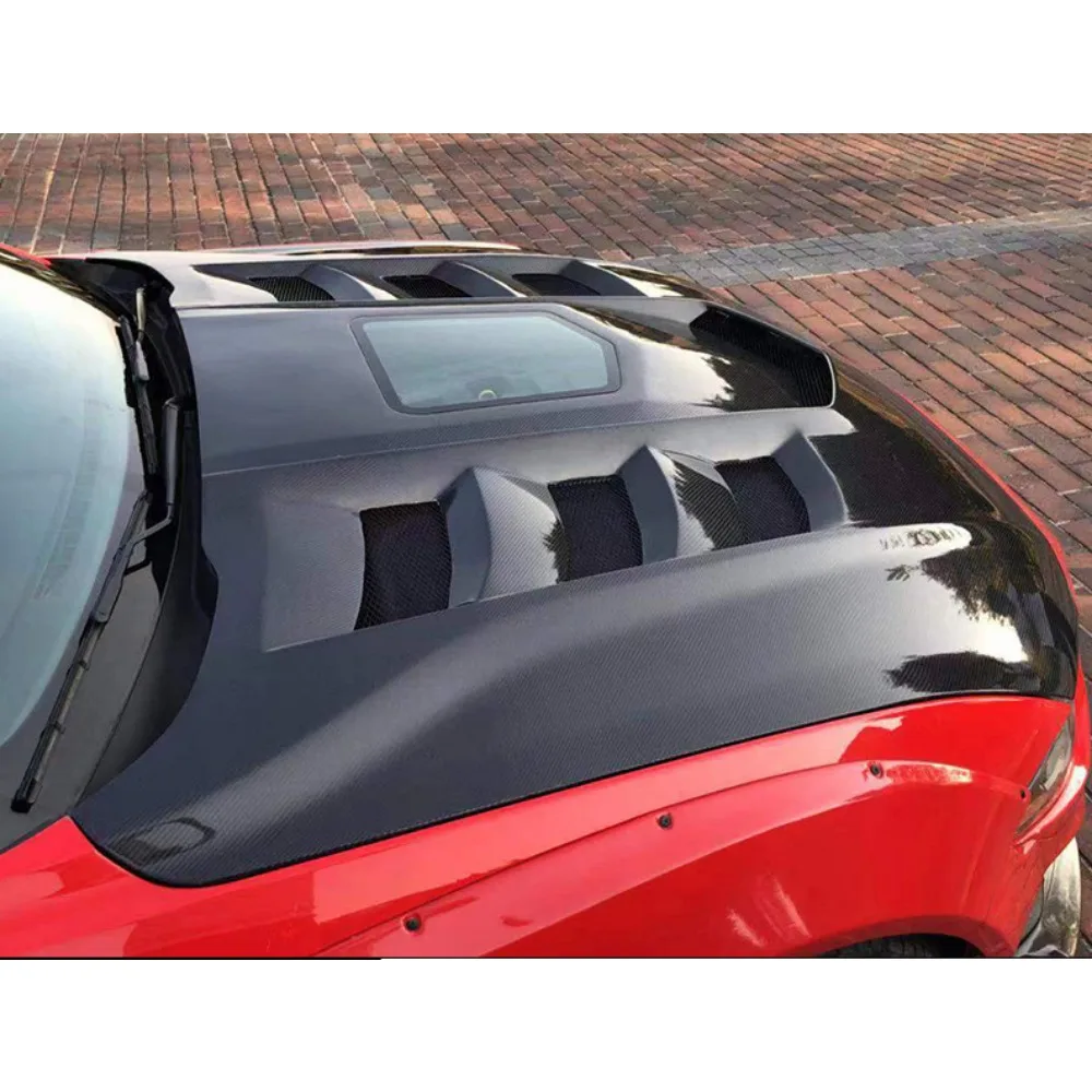 For Ford Mustang 2015-2017 Carbon Fiber Transparent Hood Hood Hood Surrounding Modification Accessories