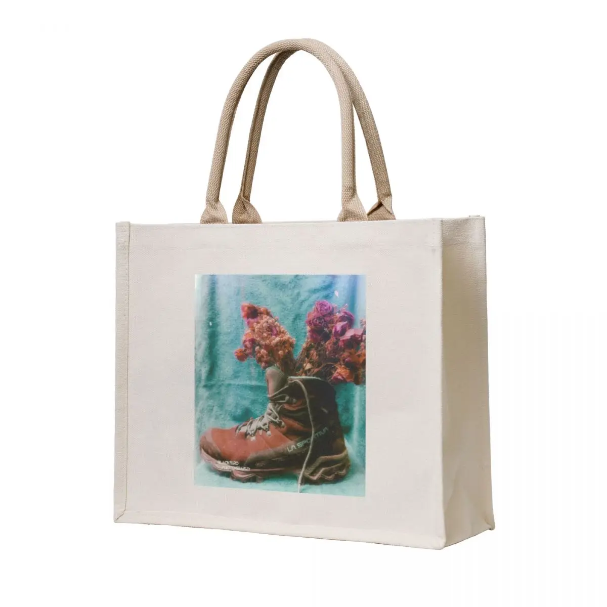 

Floral boots Tote Bag eco pack large size bags custom canvas bag tote bag custom