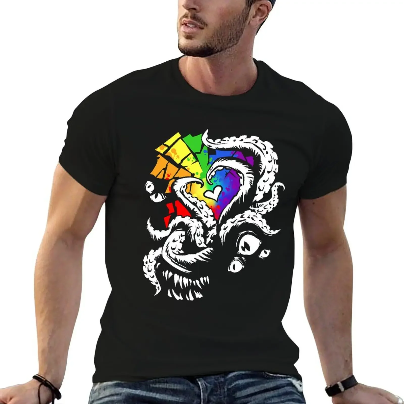 Pride Shoggoth T-Shirt vintage tees fruit of the loom mens t shirts