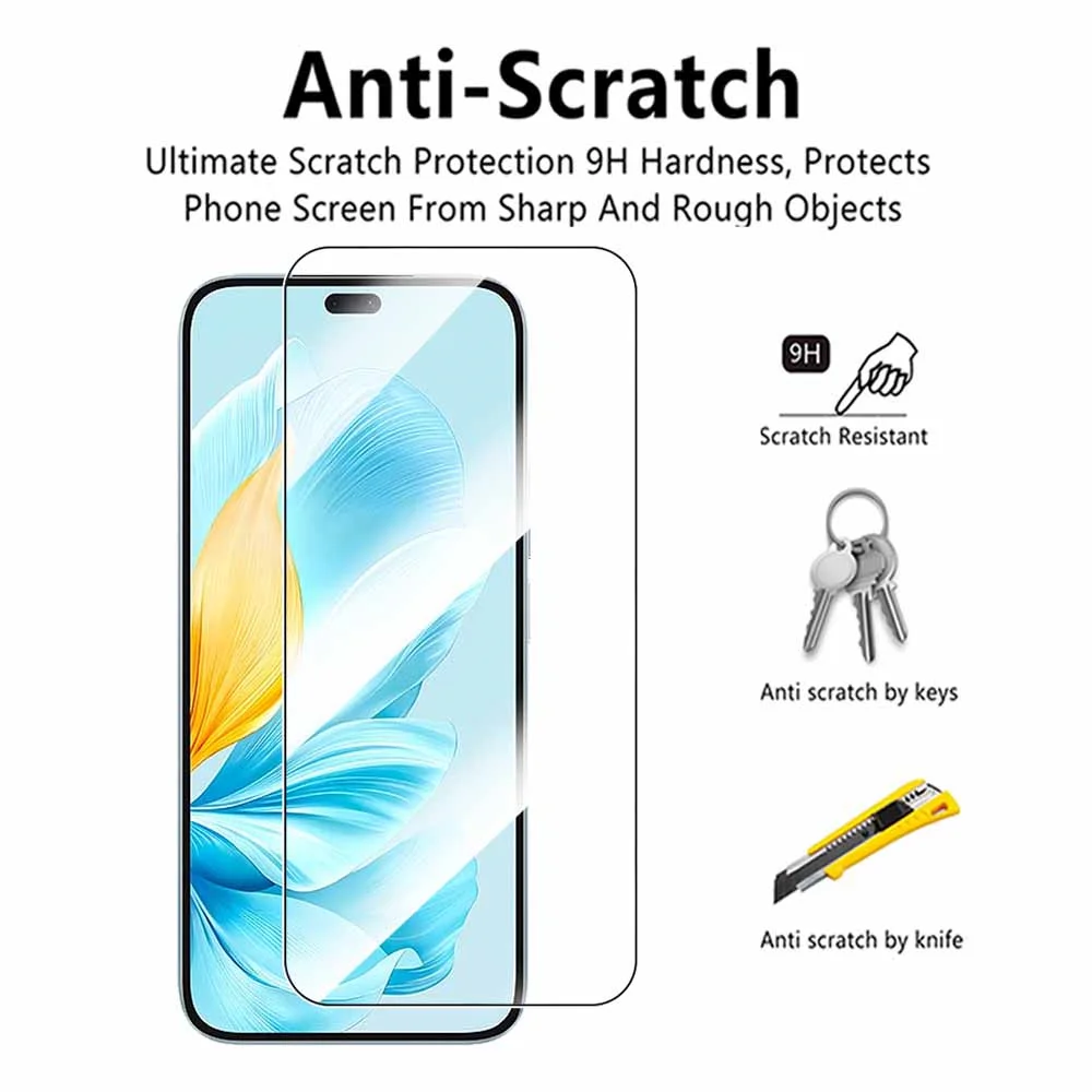 3PCS Protective Glass Case For Honor 200 Lite 20Lite Tempered Film Xonor Honar 20 Lite Honor20Lite 6.7'' Screen Protector Cover