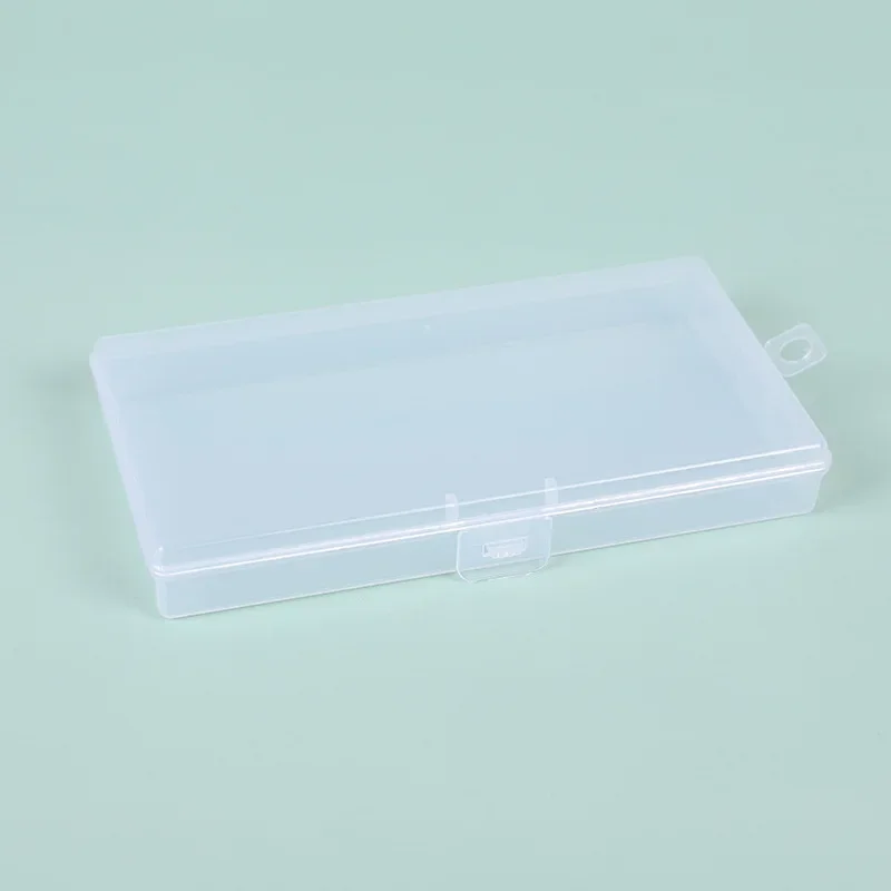 1 PC Transparent Plastic Boxes Playing Cards Container Jewelry Sundries Storage Case PP Mask Storage Case Desktop Organizer