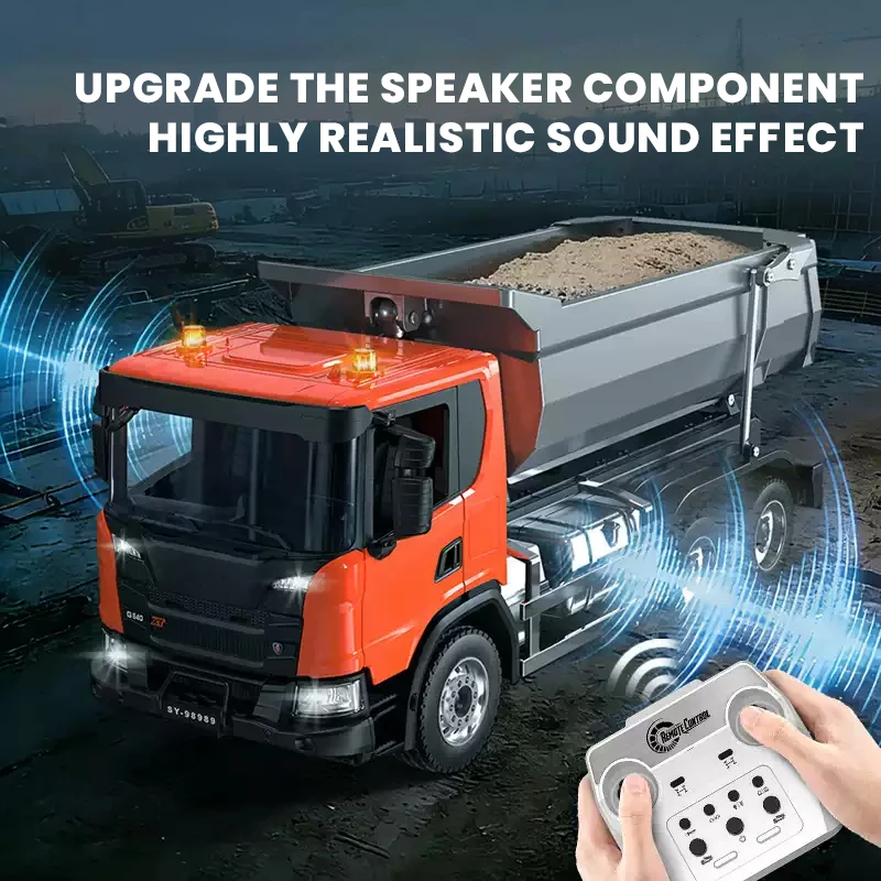 Double E G540 RC Dumper Truck Tractor 2.4GHz RC Remote Control Car engineering vehicle Electric Toys for children Gifts