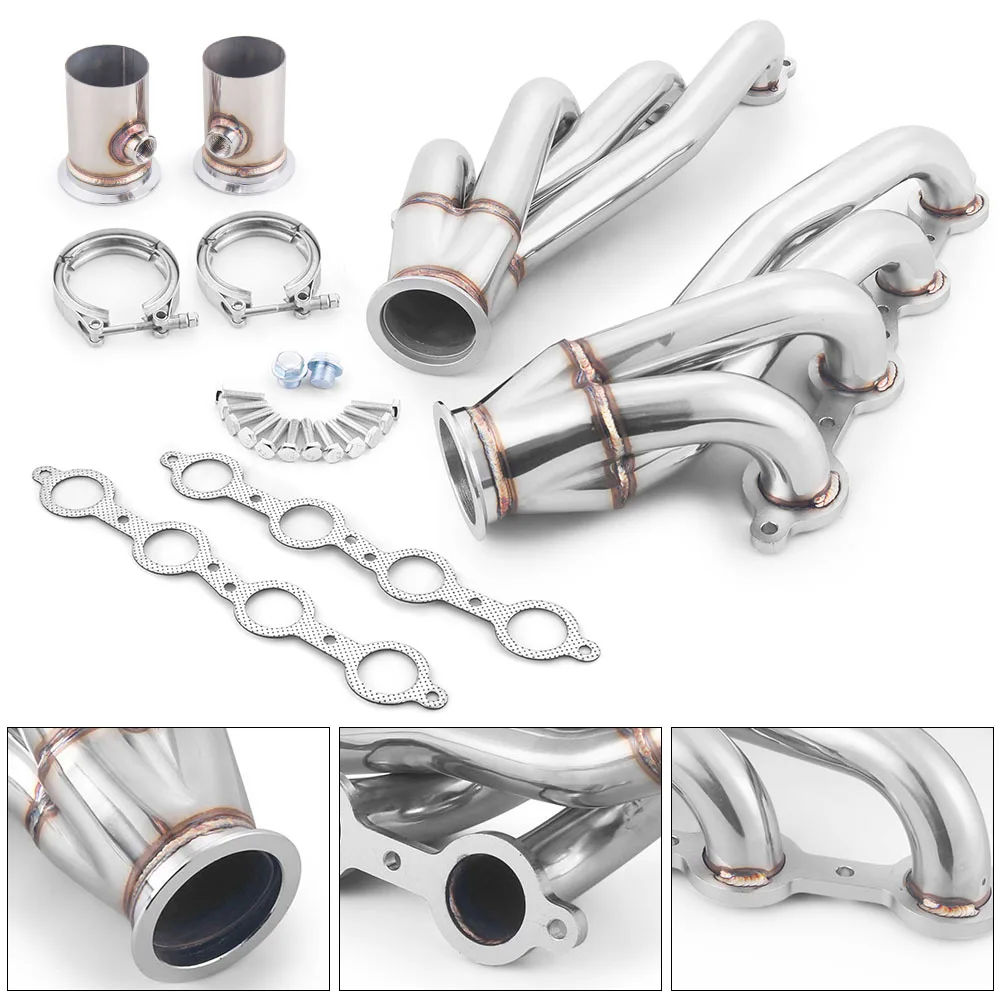 

Stainless steel exhaust manifold plantain set, suitable for Chevrolet C10LS1LS2LS3LS6