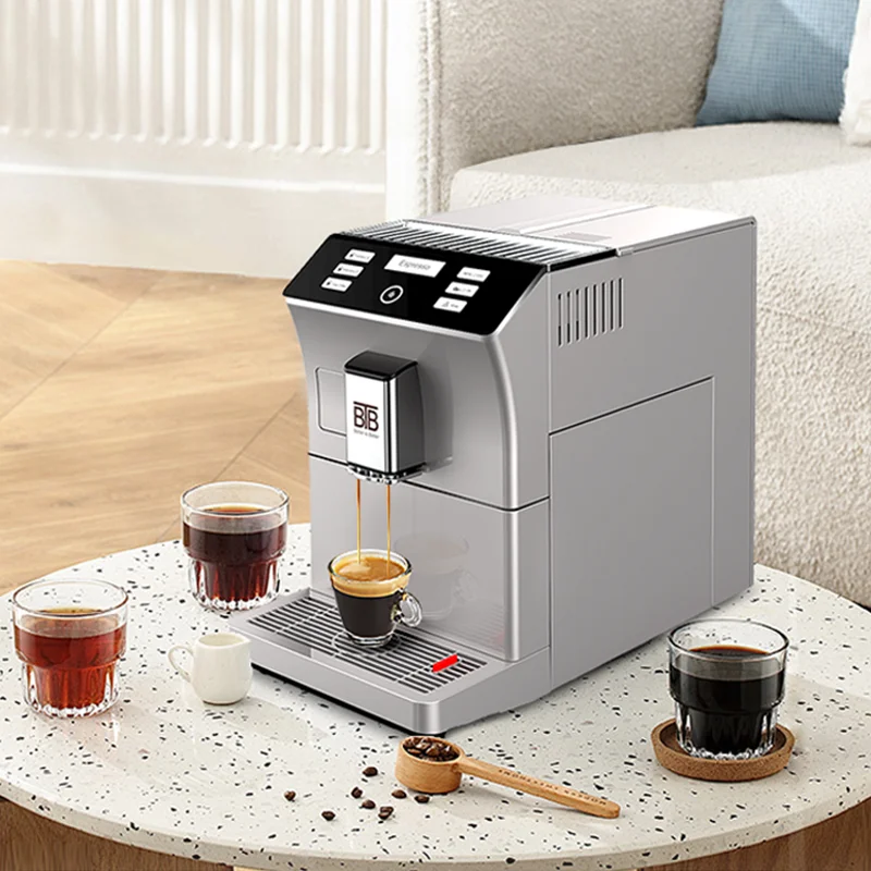Best Selling Electric Fully Automatic Coffee Machine for Home & Hotel Use with 12-Cup Capacity and Touch Display Screen