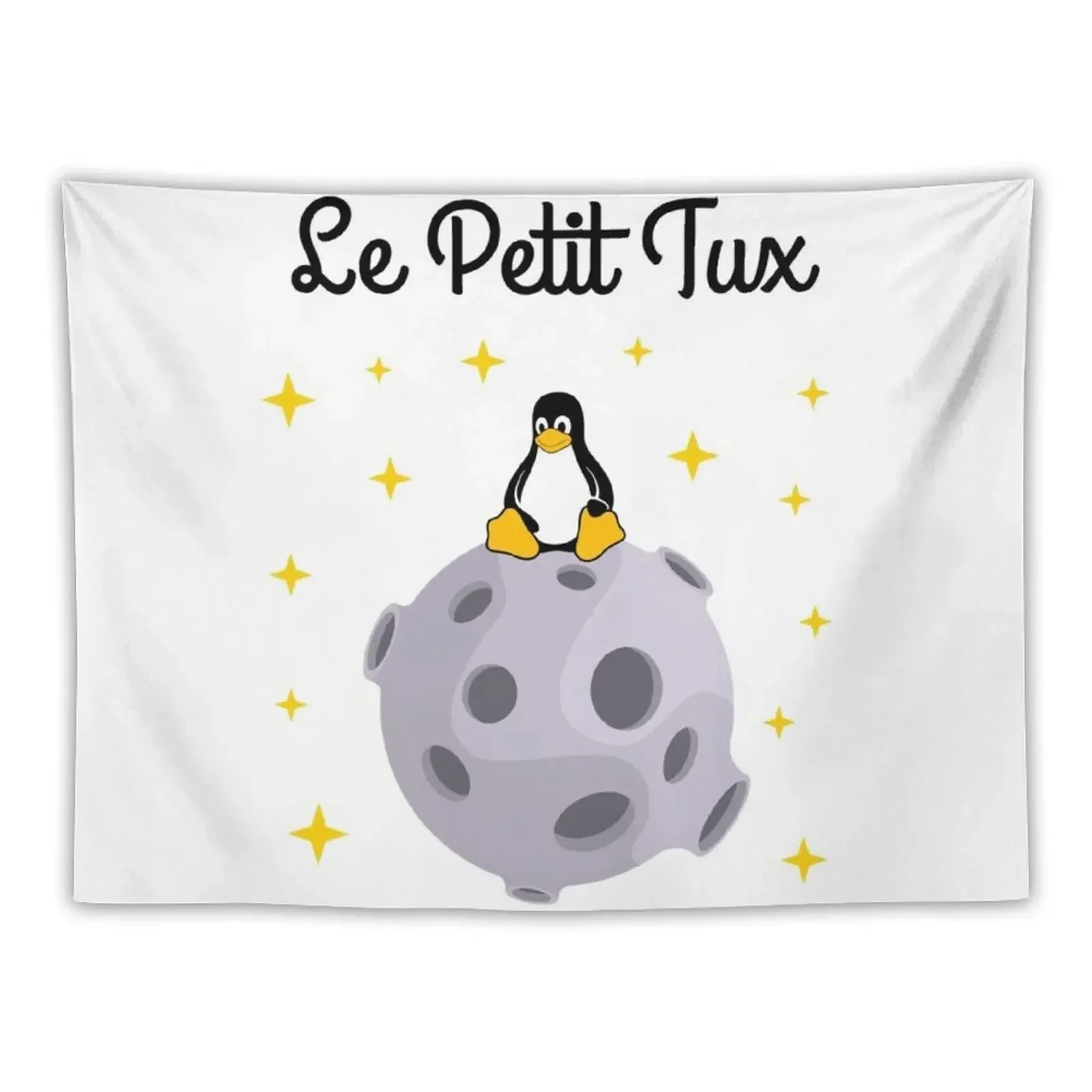 

Funny Linux Tux Mascot Tapestry Wall Art Decor Home Tapestry