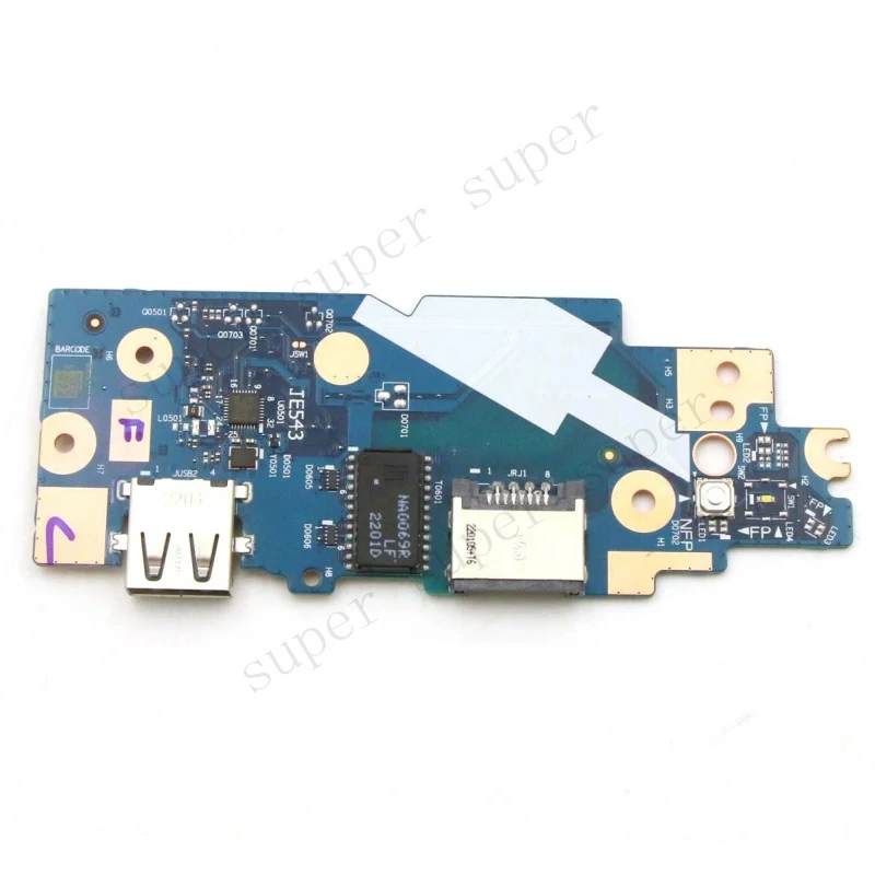 S+   New JE543 NS-E502 USB RJ45 Lan IO Board NFP 40P For ThinkPad E15 Gen 4 21ED 21EE