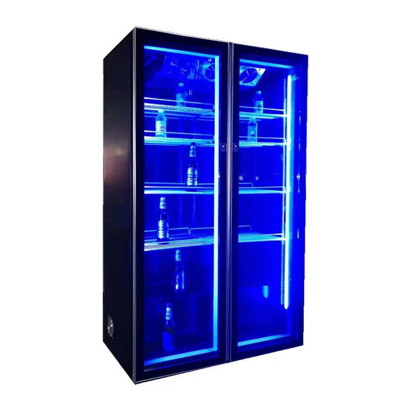 

Custom Glass Door Home And Bar Bottle Beer Beverage Fridge Showcase Display Cabinet Large Red Wine Cooler Refrigerator For Hotel