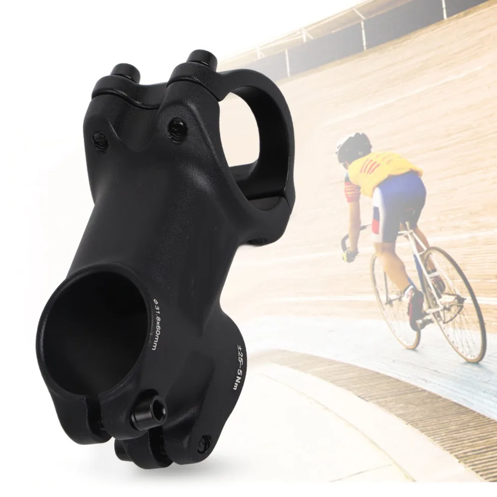 

Aluminium Alloy Bicycle Handlebar Stem 25 Degree 31.8 × 60 mm Handlebar Stem Anti Deformation Lightweight Bike Handlebar Stem