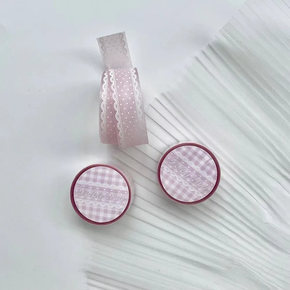 Cute Shiny Surface Washi Tape Sweet Bow Flower Pattern Masking Tape Crafts Making Decorative Tape Scrapbooking