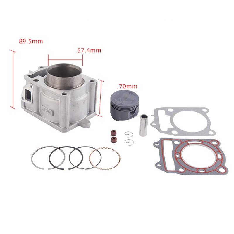 Motorcycle Cylinder Piston Ring Gasket Kit For Honda CH125 CH 125 CH150 CH 150 1983-1996 Elite 125 1984 52.4mm 57.4mm