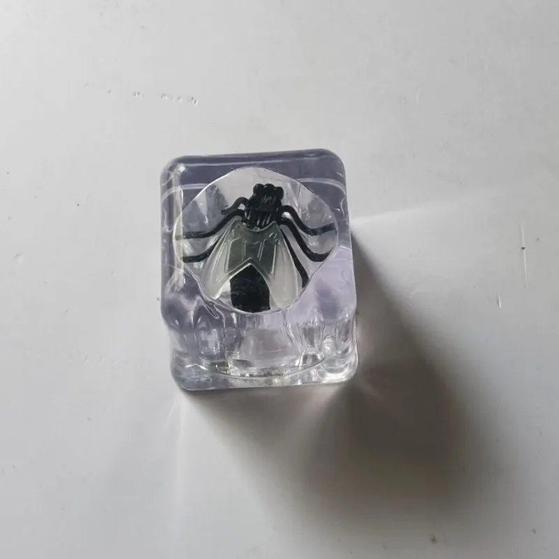 

Prank crystal fly, simulated ice cube bug, fly prank toy, scary prank, April Fool's Day, Halloween prop