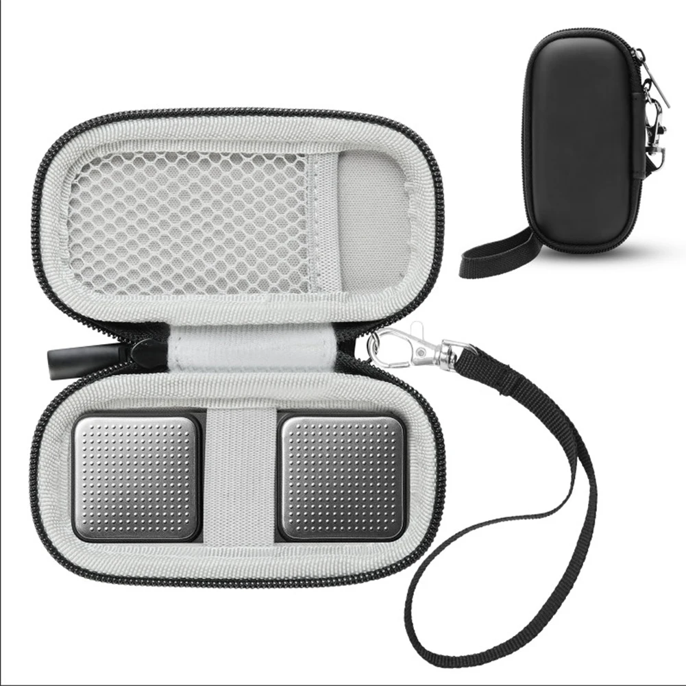Estuche para monitor de frecuencia cardíaca, estuche de almacenamiento portátil de nailon con bolsillo de malla, estuche protector para AliveCor Kardia/KardiaMobile 6L EKG