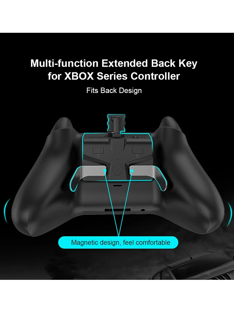 وحدة التحكم الخلفية زر مرفق غمبد عصا التحكم الخلفية زر تمديد مفتاح محول لعبة الملحقات ل Xbox One / Series #6