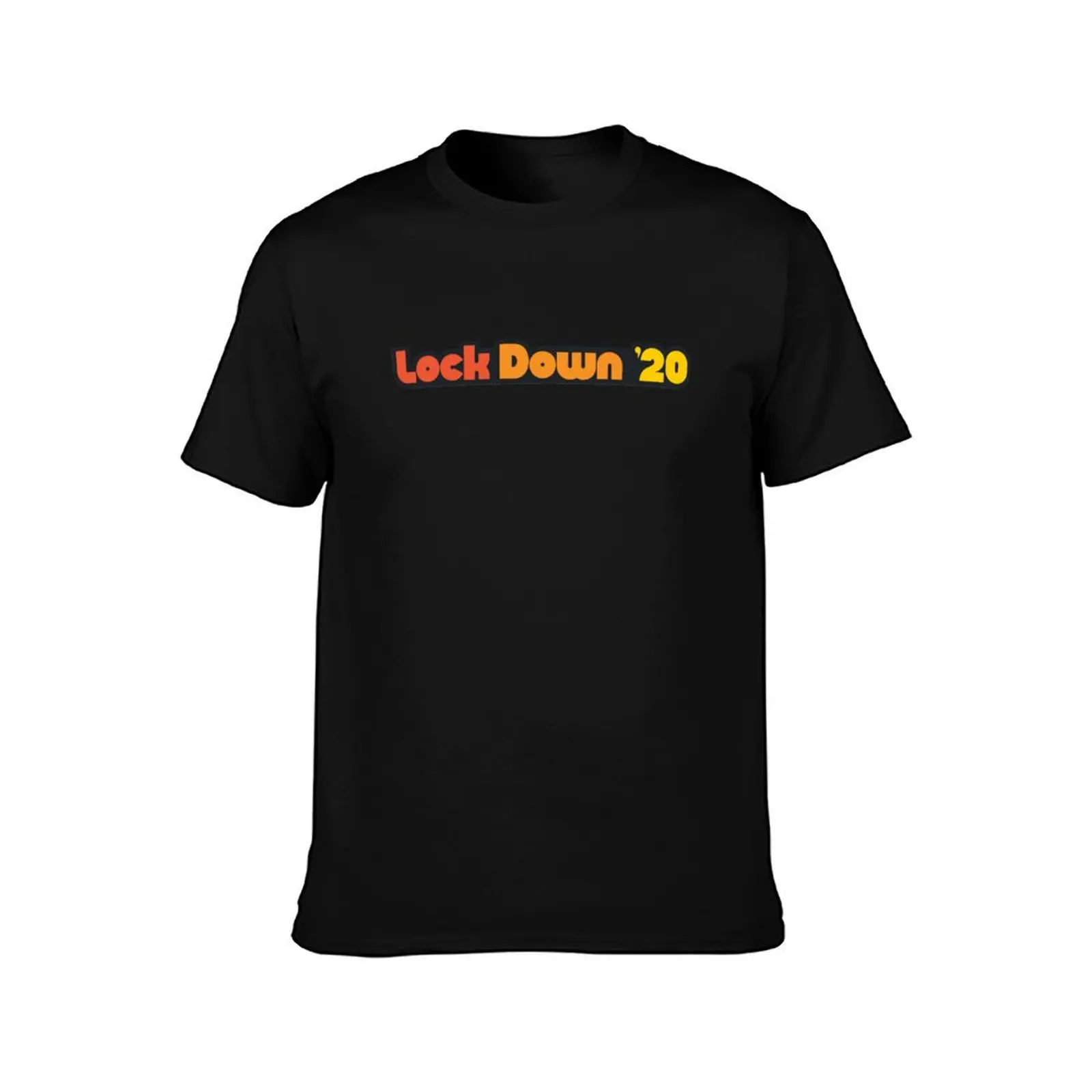 “Lock Down ’20” Ludum Dare Design (dark on light) T-Shirt Utility Work Short Sleeve Top