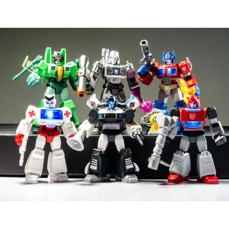 

Blokees Block Led Shining Version1-Shine Attack Transformers Optimus Prime Робот Строительные игрушки Фигурки Подарки для детей