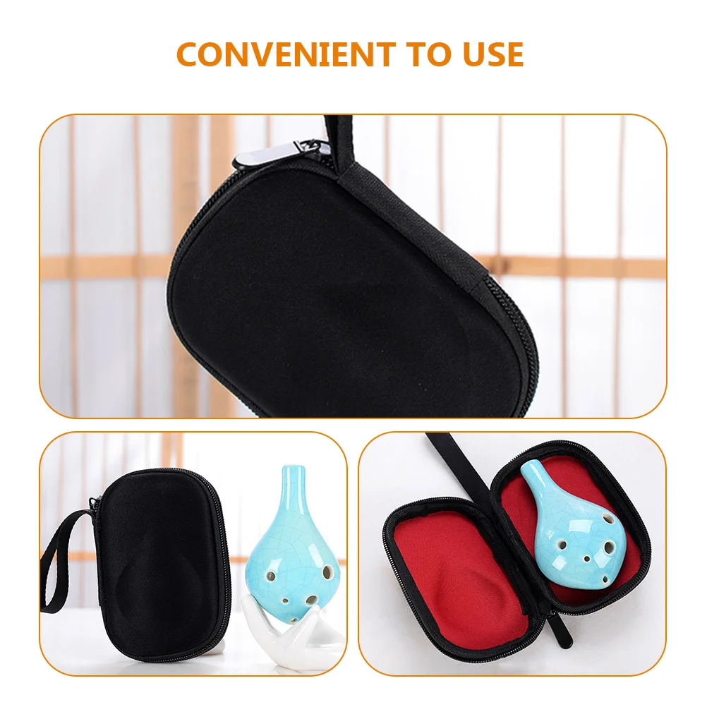 حقيبة تخزين الأكرينا ذات 6 فتحات، حقيبة واقية متينة ممتازة للآلات الموسيقية المحمولة للسفر وخفيفة الوزن #1