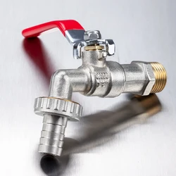 Латунный антифризный кран с одной ручкой, садовый водопроводный кран, шаровой клапан с длинной ручкой, тип уличного для стиральной машины, орошения сада