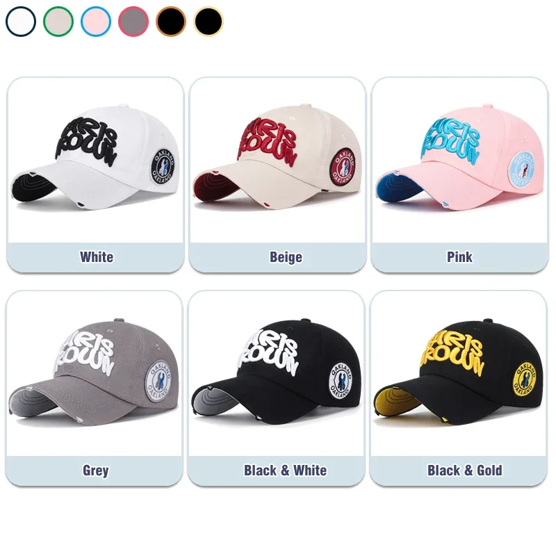 New Fashion Outdoor Sport Baseball Cap Unisex Men and Women Universal Letter Embroidery Adjustable Snapback Hat