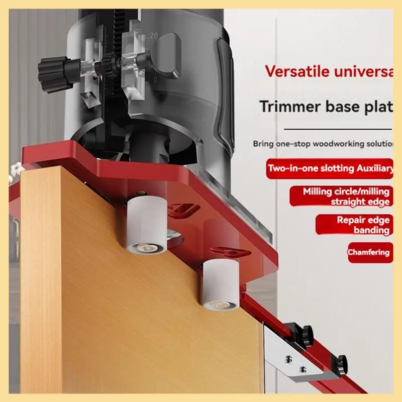 

GOOD-Woodworking Trimming Machine Slotting Base Milling Circle Slotting Position Milling Groove Bracket Router Circle Jig