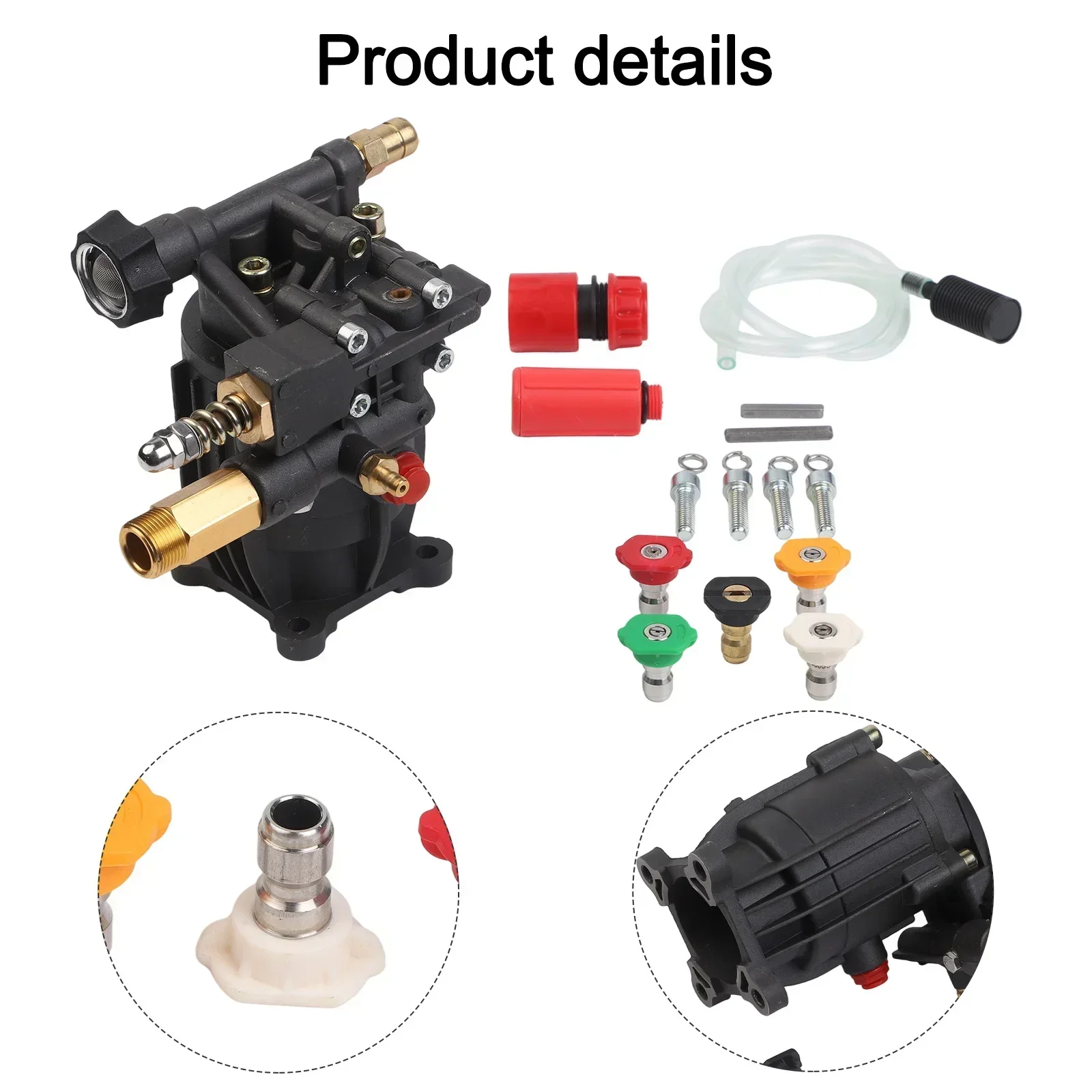 Garden Maintenance As Shown 3300 PSI Pump Power Washer Replacement 200 Hours Lifespan Cold Start Feature For HONDA
