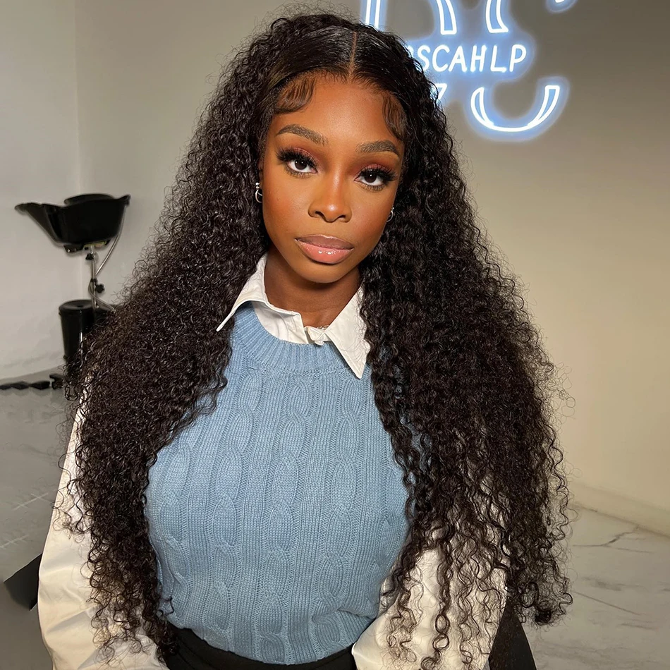 

Valuri 300 Density 13x6 HD Lace Front Wig Deep Wave Front Wig 40 Inch Human Hair Water Wave Curly 13x4 Lace Front Wig For Women