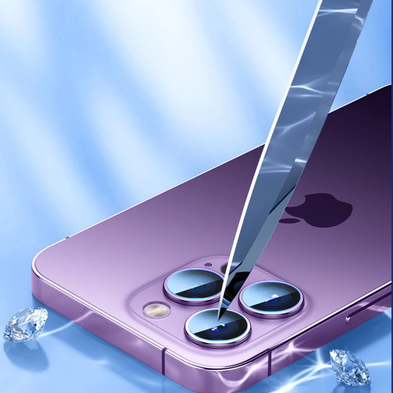 iPhone 11 Pro Max、8、13、12 Pro Max、iPhone 13 Pro、12 Plus、14用レンズスクリーンプロテクター、カメラ保護フィルム