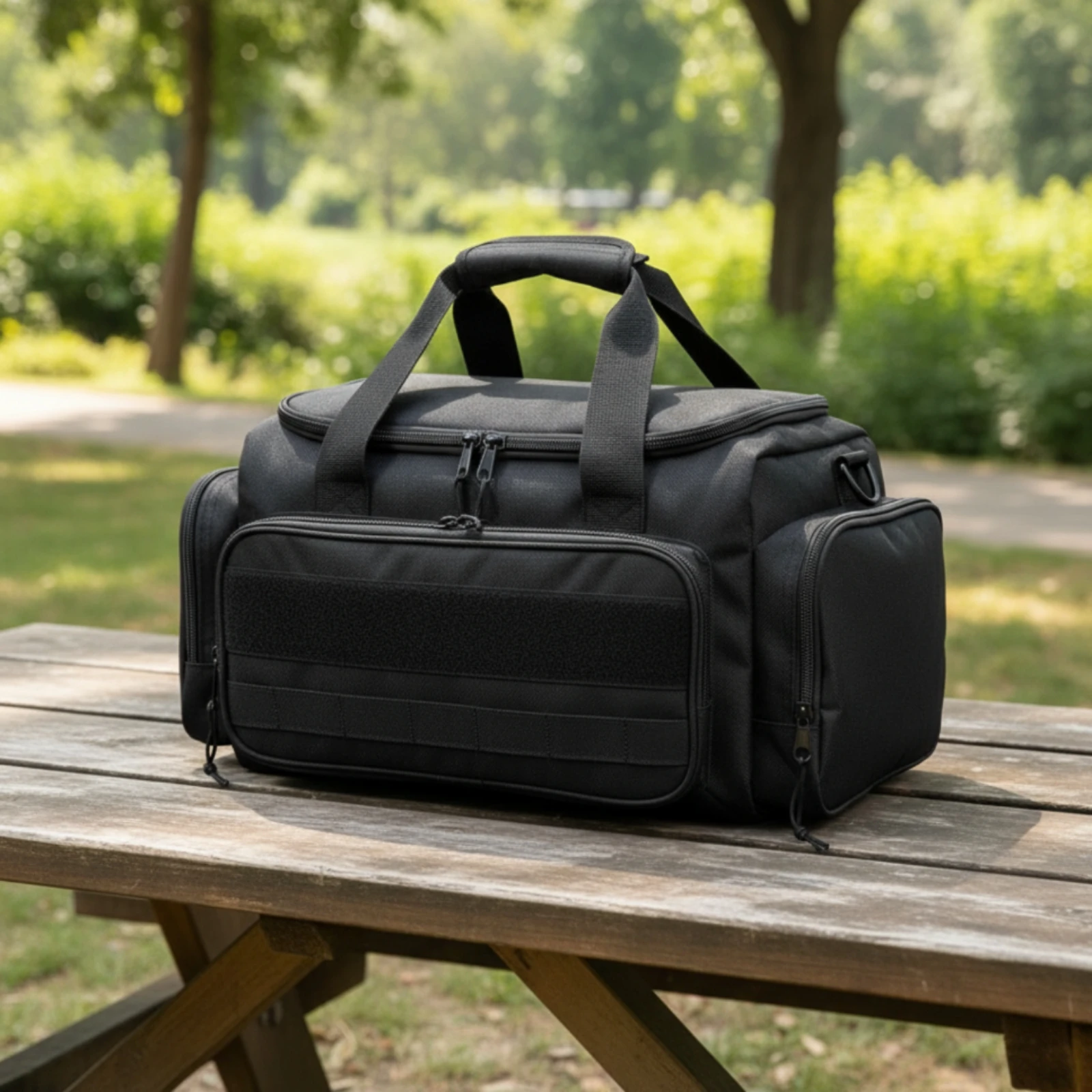 Tool Organizer Bag Heavy Duty Tool Storage Bag Compact Double Zipper for Electricians, Job Site, Workshop