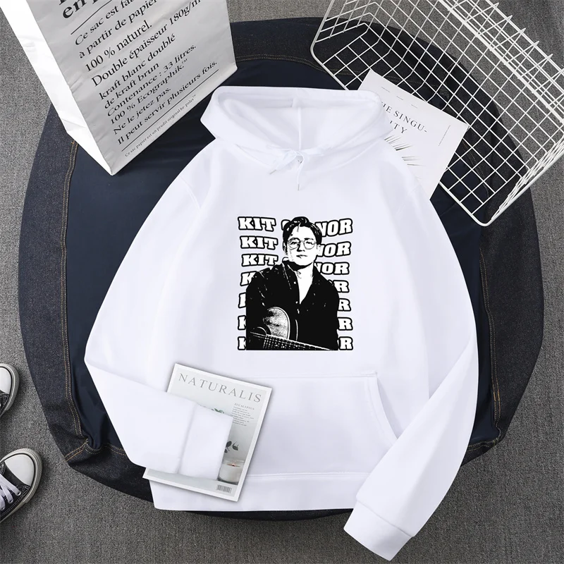 كونور هوديي للرجال والنساء ، طقم ملابس بنمط هاراجاكو برقبة مستديرة ، موضة #1