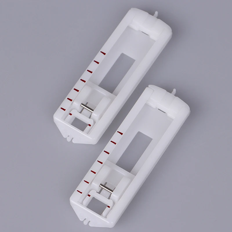 재봉틀 부품 노루발, 버튼 홀 스냅 온, 단추 홀 노루발, 2 개