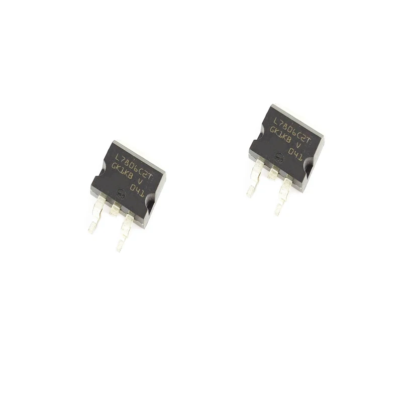 10PCS/LOT L7806CD2T L7806C2T L7806 TO-263 MOSFET MOSFT Three-terminal Voltage Regulator SMD New Good Quality Chipset