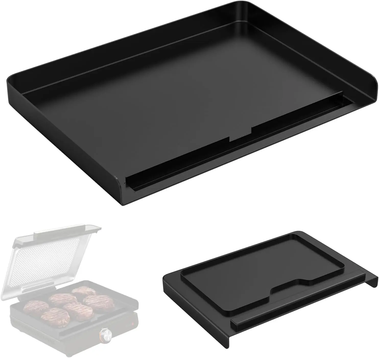 

14" Non-Stick Griddle Plate Replacement for Indoor Electric Grills, Even Heating and Easy Clean