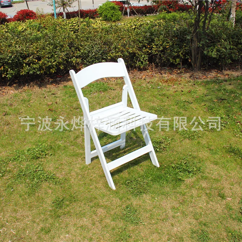 

Custom Folding White Resin Folding Chair Resin Dining Chair Plastic Chair Foldable Banquet Wedding Stool
