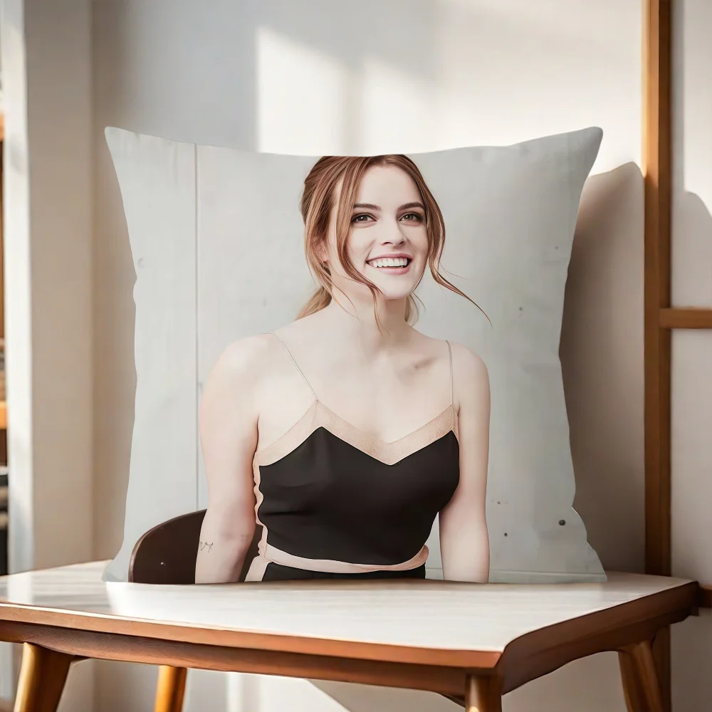 American Actor R-Riley Keough cushion cover For Pillow Printing Sofa Decoration Home Room Coffee Shop Office Nordic Simplicity