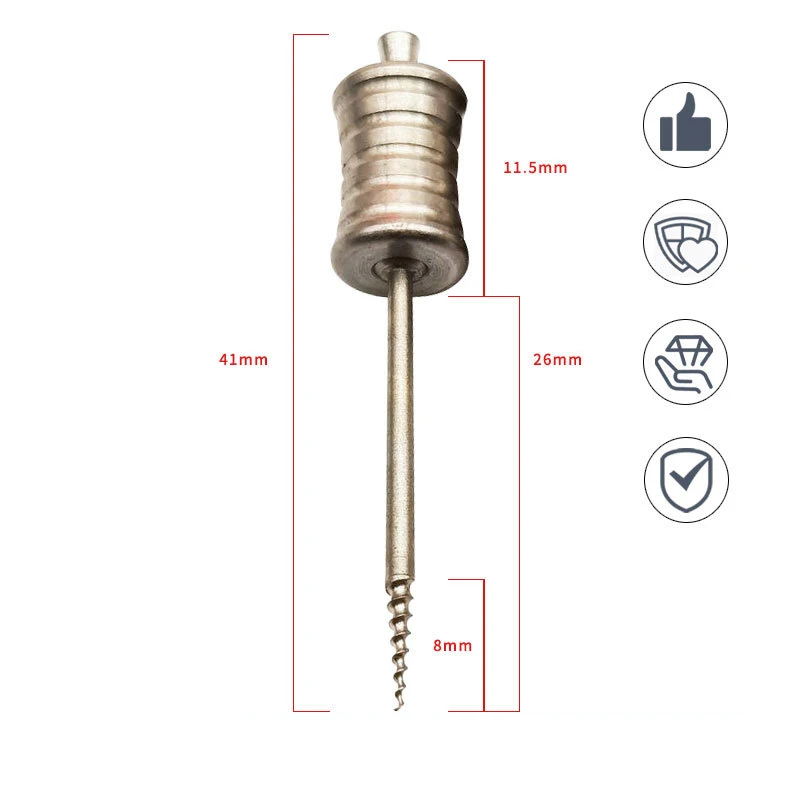 PIORPOY 1Pcs Dental Broken Root Drill Remnant Extractordental Stainless Steel Tooth Extraction Screw Dentistry Materials Tools