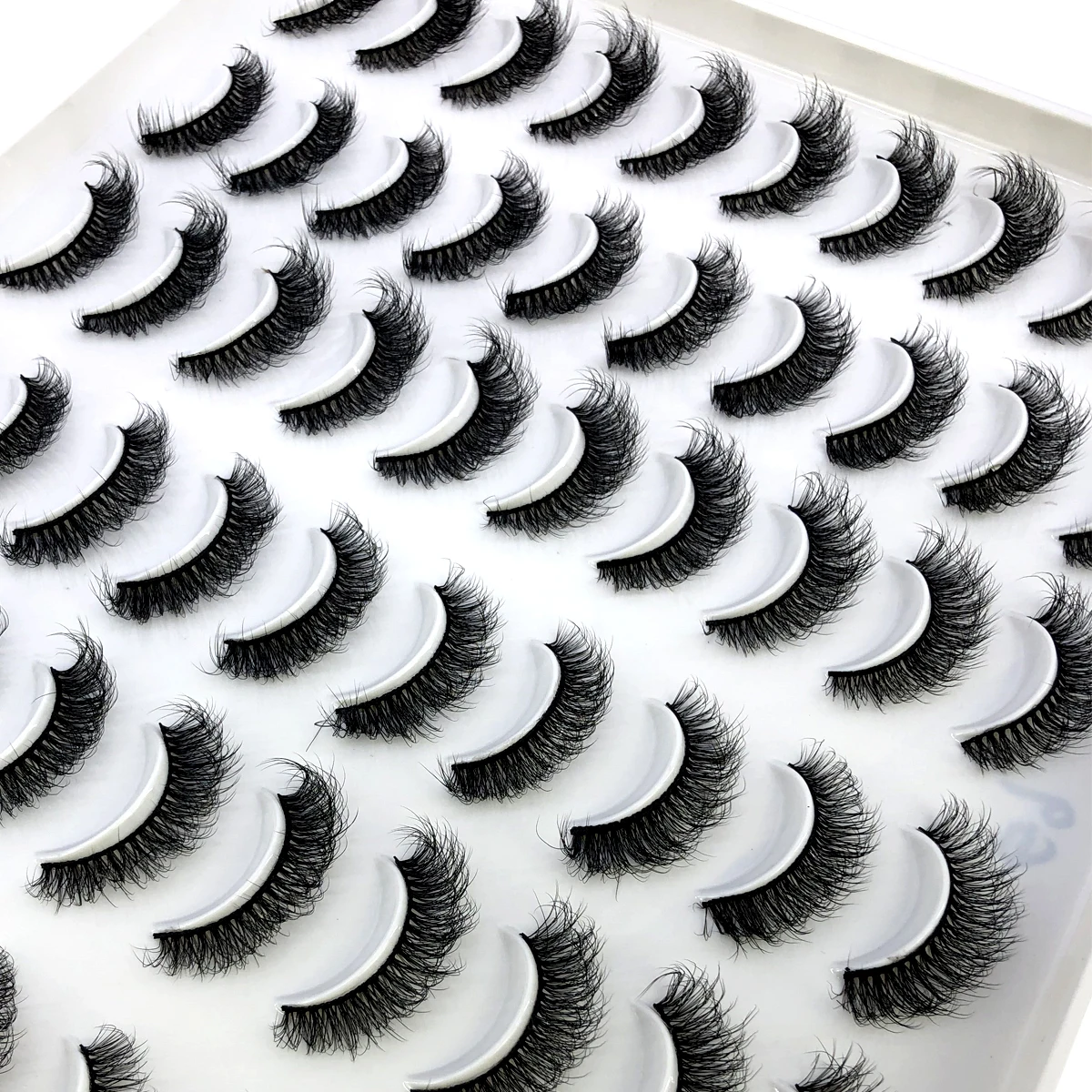 30 Paar Flauschige Lange 3D Nerz-Wimpernverlängerungen Weiche Nerz-Wimpern für Schönheit – Detail 25
