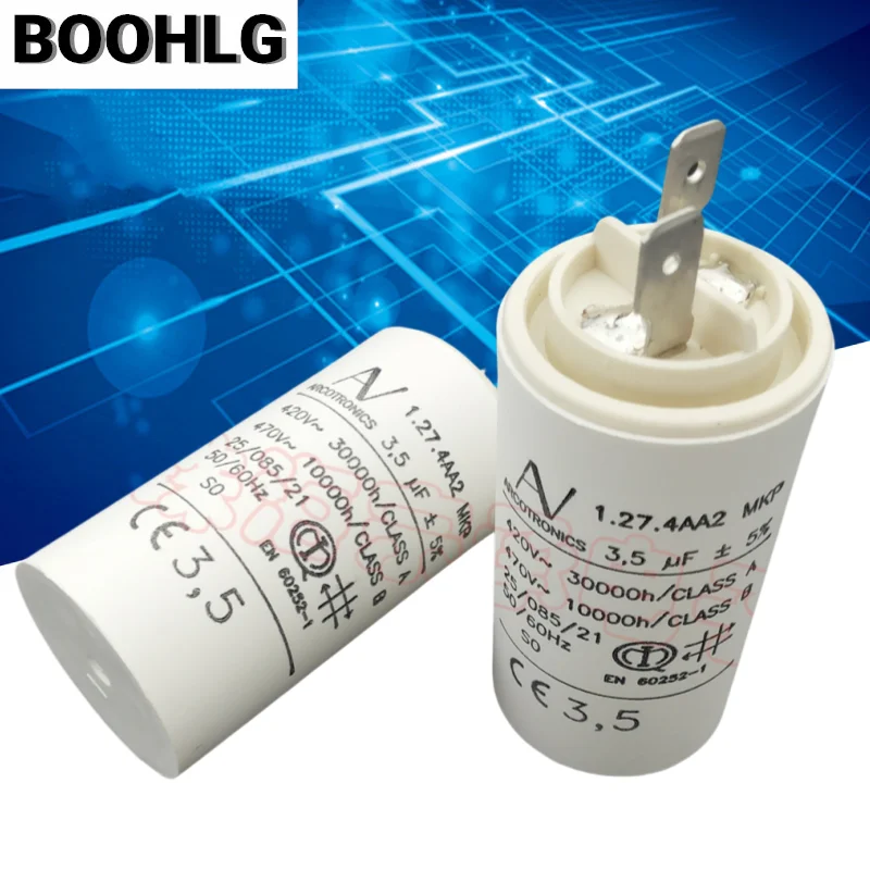 

1PCS AV 1.27.4AA2 MKP 3.5uF Start Capacitor