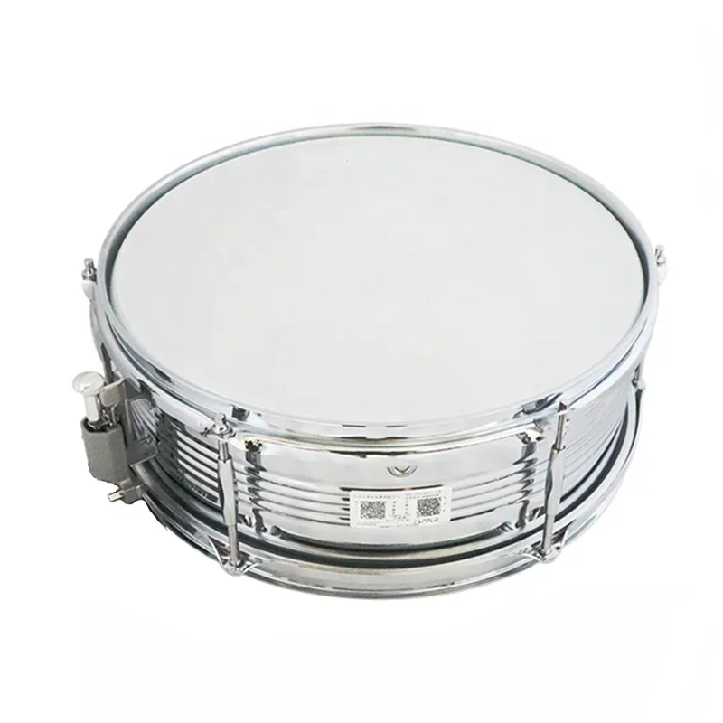 

Metal Cavity Marching 13-Inch Small Snare Drum Set for Drum Teams Part of Walking Drum Set