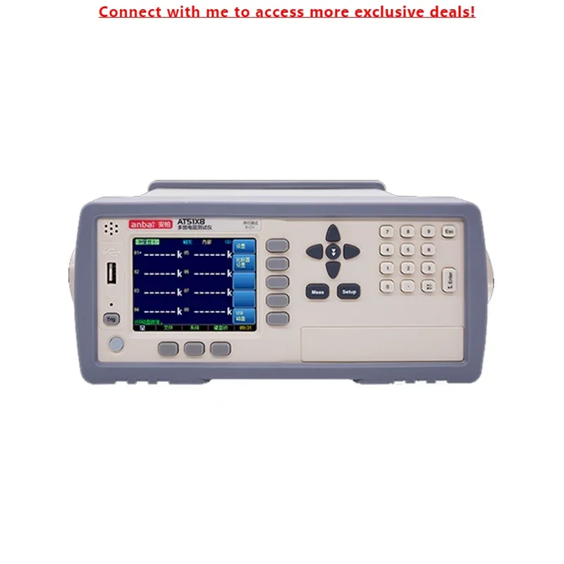 

Applent AT51X8 Multi-channel Resistance Tester 1μΩ~300KΩ, Maximum Display 30000 Numbers