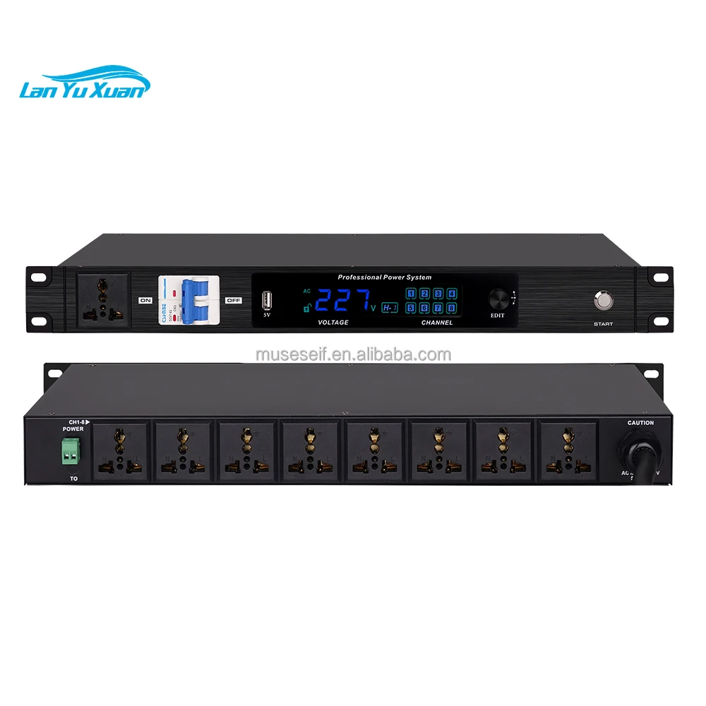 

E/PK-100 Wholesale Independent Air Switch 8-way Power Sequencer