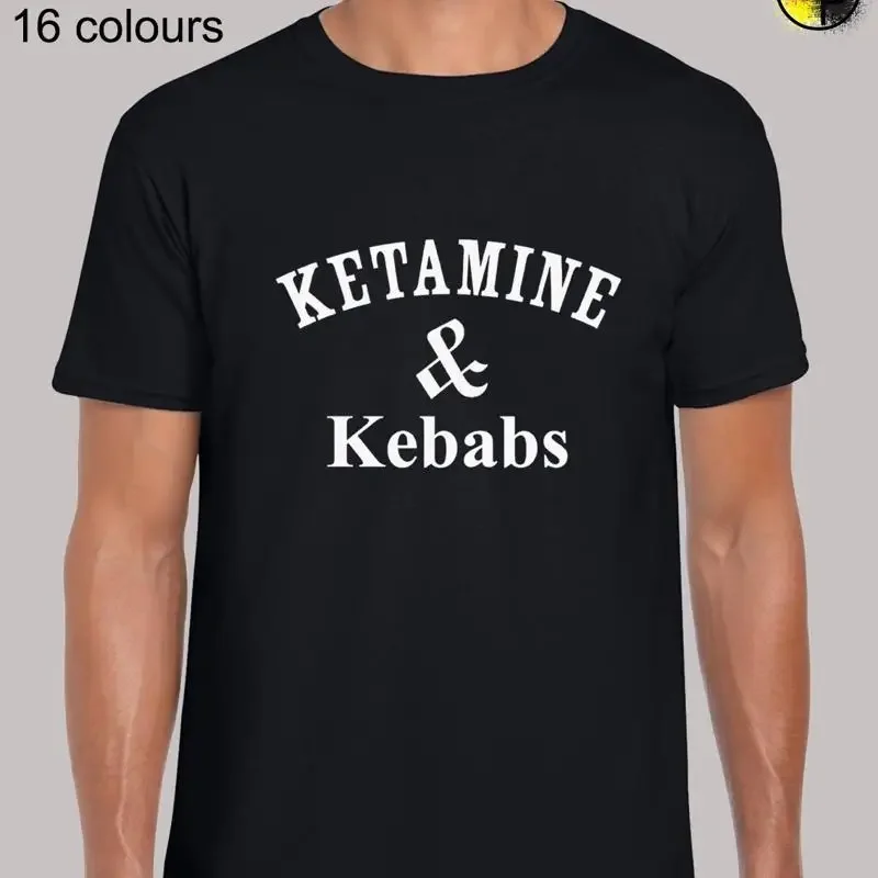 Ketamin And Kebabs Funny Novelty Regular Fit T Shirt Top TShirt Tee for Men