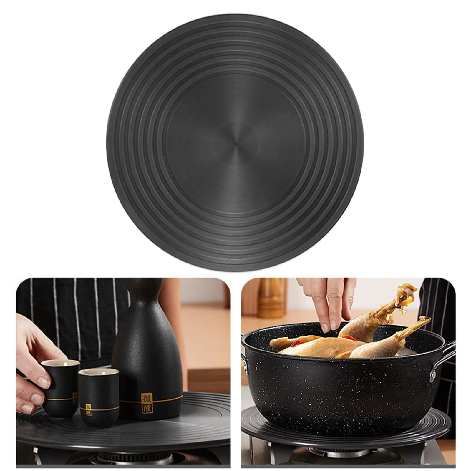 2-in-1 Non-Stick Heat Conduction Plate Rapid Stovetop Pot Protector