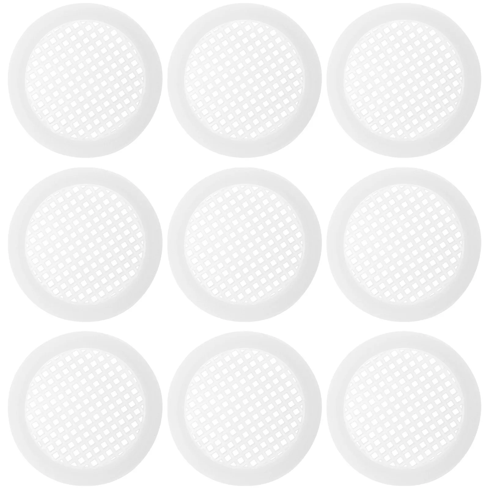 20Pcs 60Mm Decorative Cabinet Vent Cover Round Soffit Vent for Kitchen Bathroom Cabinets Air Circulation Moisture Mold