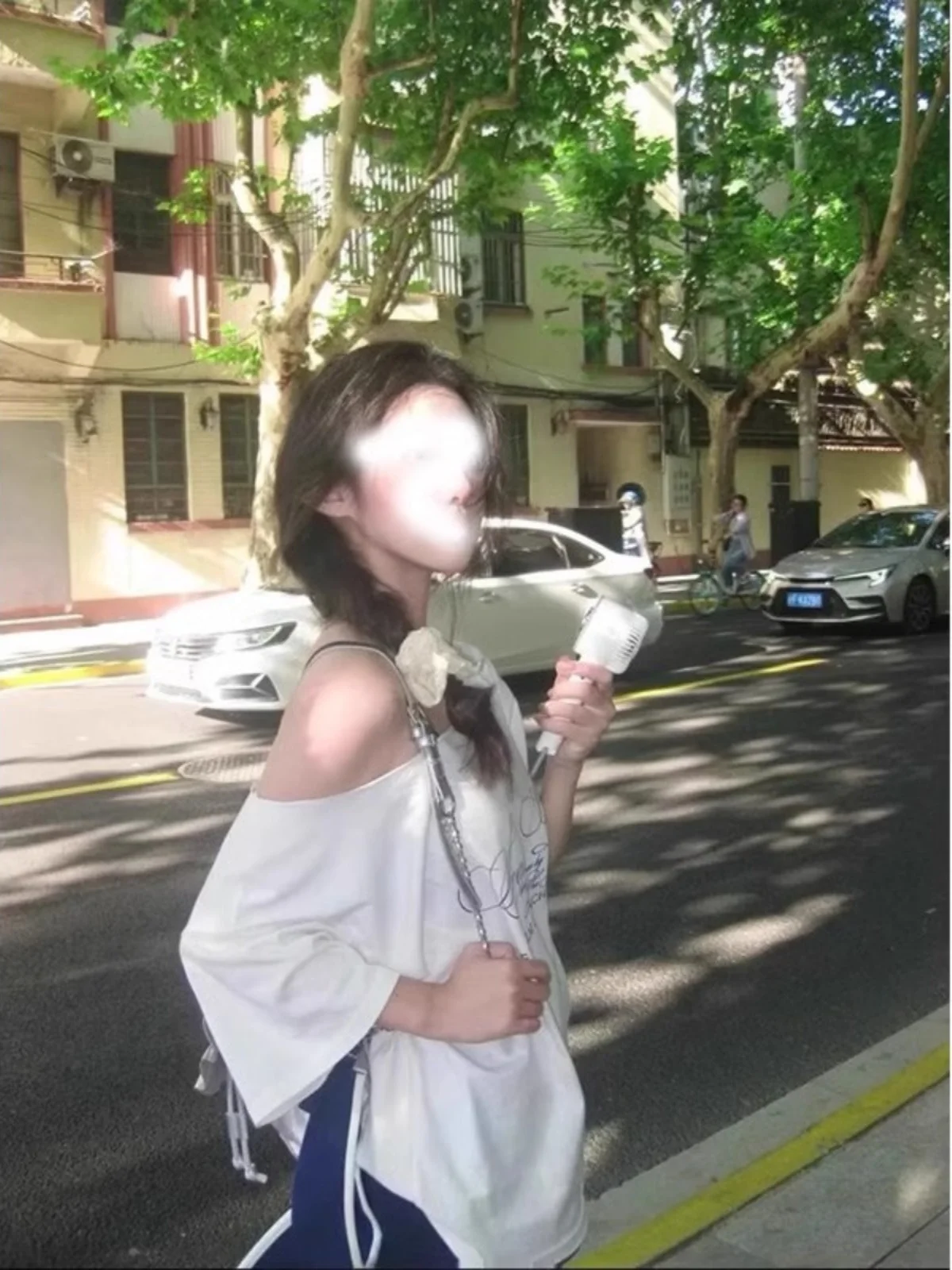 Loose oulder Bared T-irt Women's Summer New Sle Versatile Svel Print Top Korean Sle Commute Loose Fit Creative ...