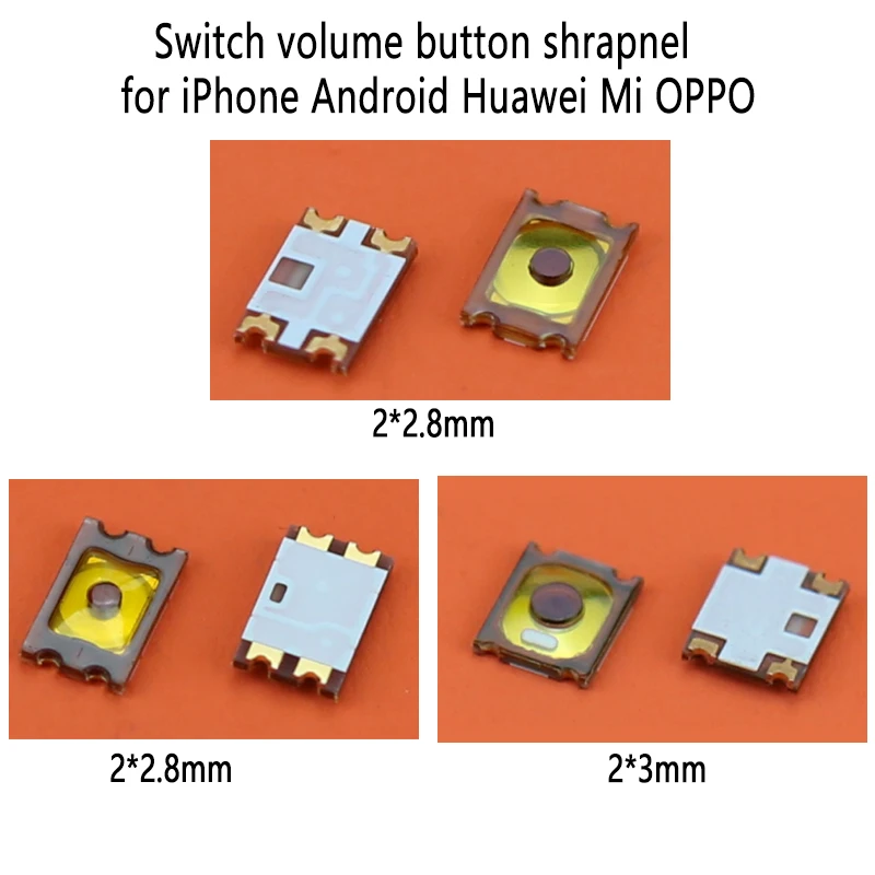 

10Pcs/Lot Tactile Push Button Switch Tact Micro Switch SMD On Off Inner Button for iPhone Android Huawei Mi OPPO Mobile Phone