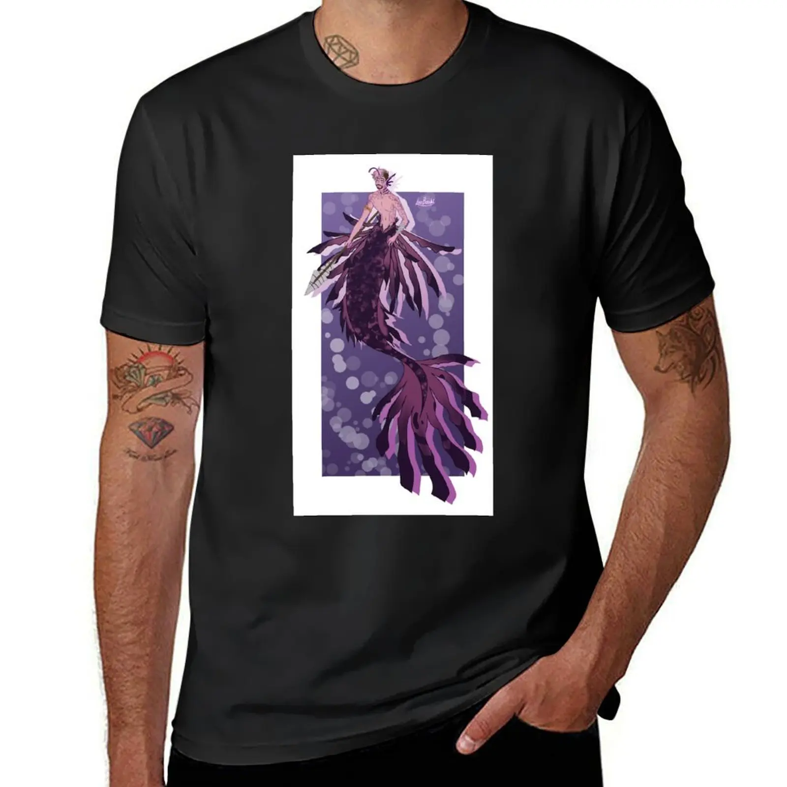 

Robbie as a Mermaid T-Shirt anime tshirt new edition plus size clothes cotton graphic tees mens workout shirts