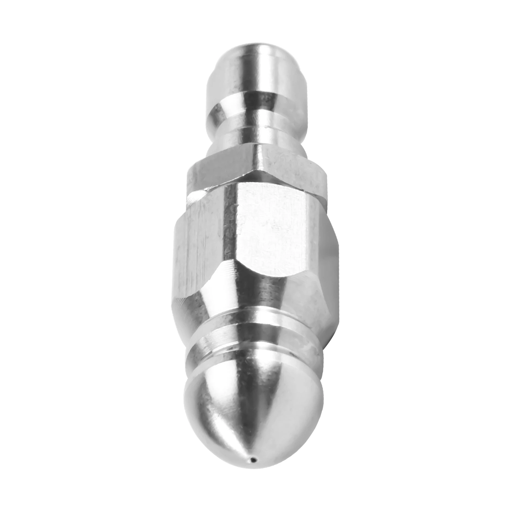Pressure Washer Sewer Jetter Nozzle with Stainless Steel, Durable Design Sewer Jet Nozzle,1/4Inch Quickly Connector Vogue