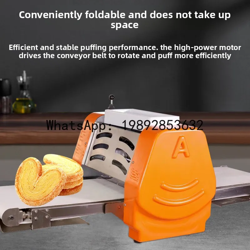 YFY Commercial Mini Desktop Pastry Machine Foldable Pastry Maker Egg Tart Mille-feuille  Danish  Bread Dough Press Machine