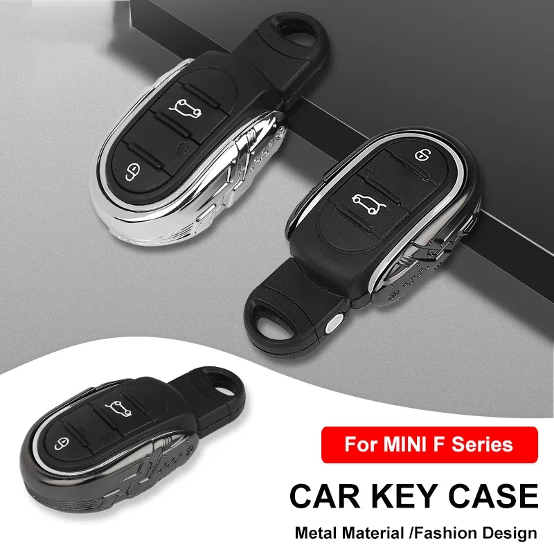 

Car Alloy Key Case Decoration Cover Replacement Housing Protector For Mini Cooper S F54 F55 F56 F60 Countryman Car Accessories