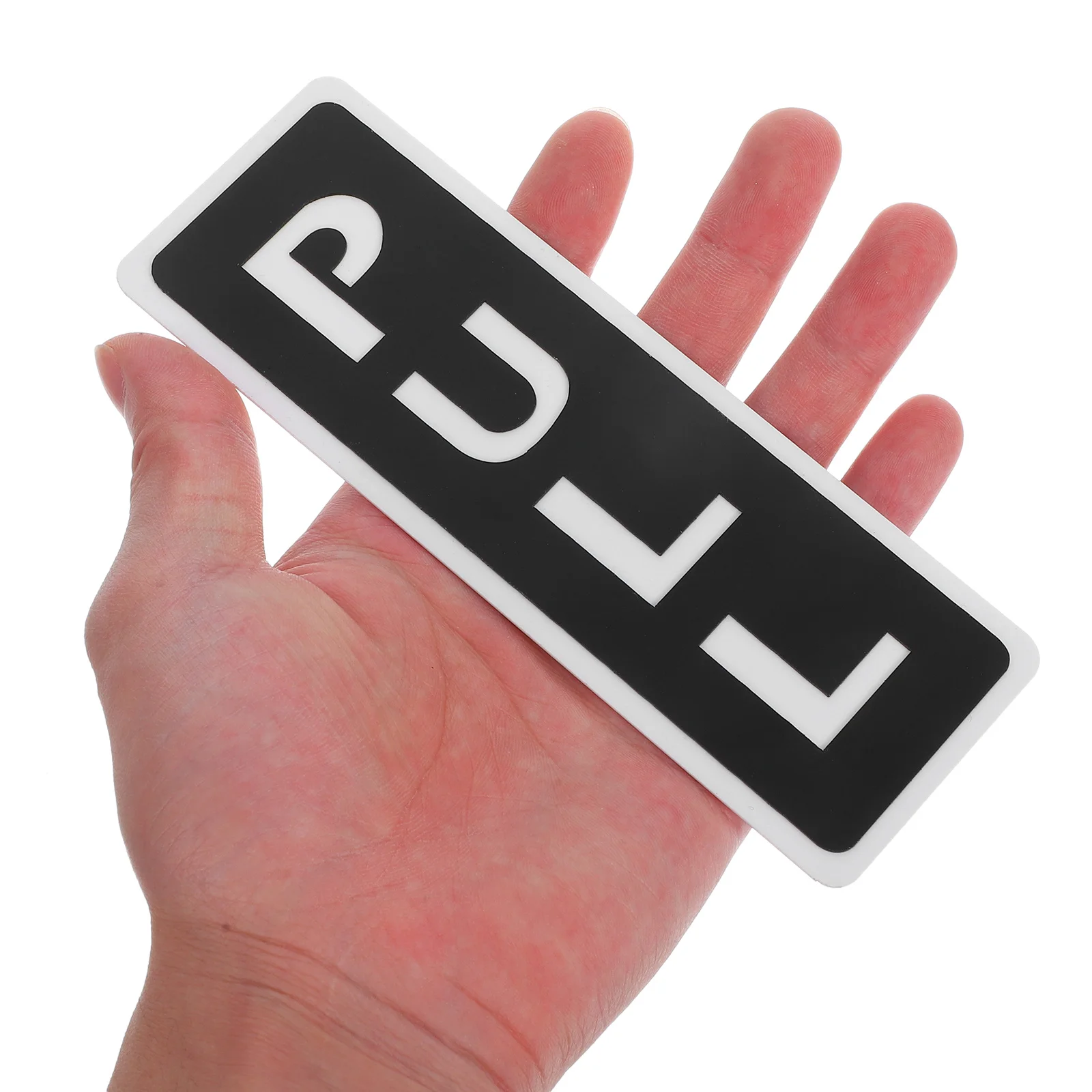 1 مجموعة الاكريليك طبقة مزدوجة دفع سحب علامة الباب مرآة إنهاء أنيق تحديد ملصق لمدخل متجر الباب الزجاجي